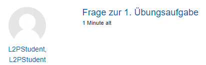 Screenshot Ansicht des eigenen Beitrags