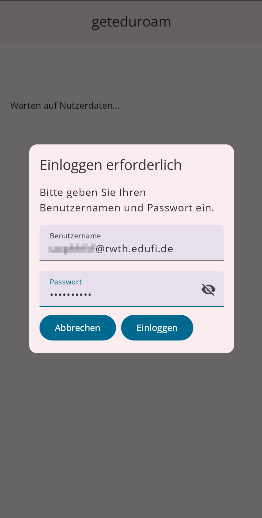 Login-Daten