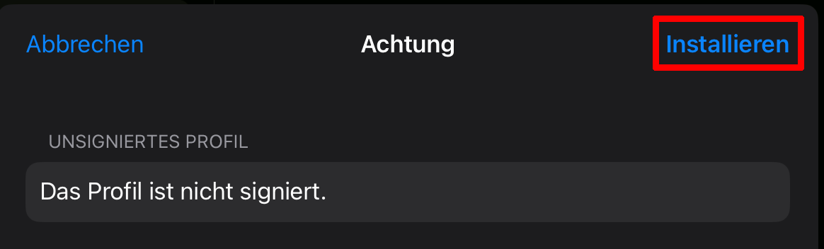 Weitere Bestätigung Weitere Bestätigung