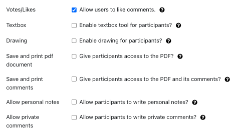 Options of PDF Annotation Options of PDF Annotation