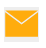 Ein oranger Birefumschlag als "Abonnieren"-Icon.