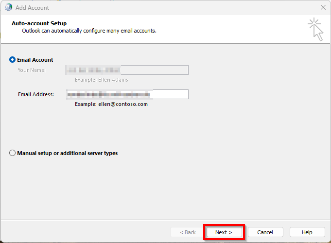 Auto-account Setup