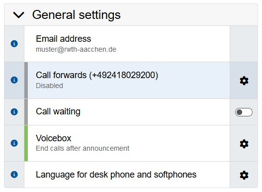 The Voicebox has a green border in the menu once it is active The Voicebox has a green border in the menu once it is active