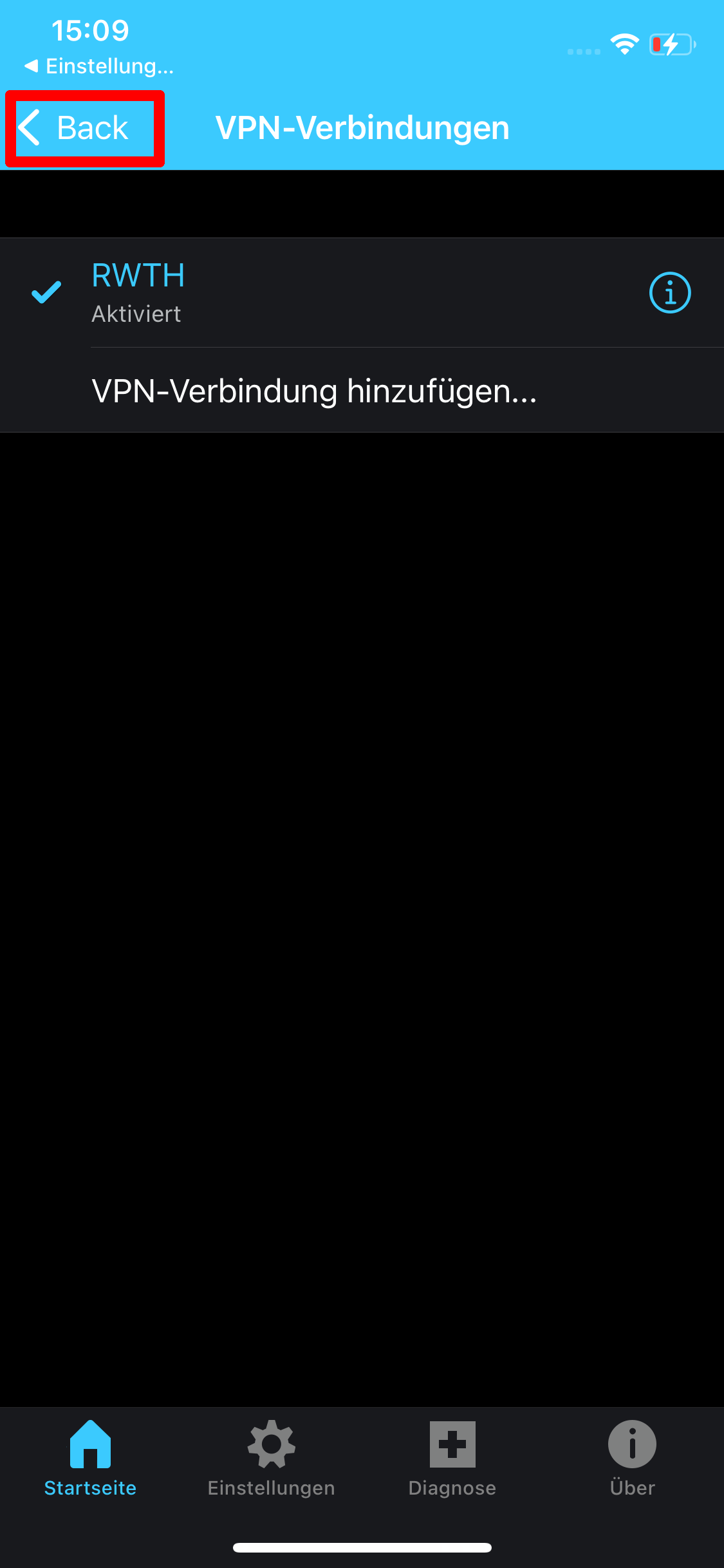 Verbindung wurde eingerichtet Verbindung wurde eingerichtet