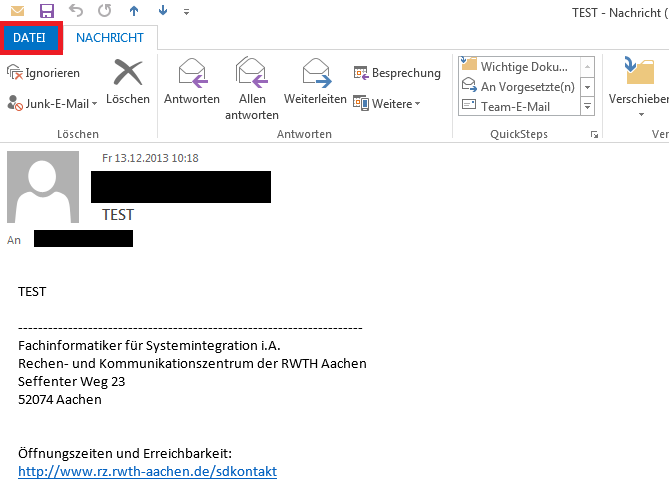 Outlook Mailheader 1