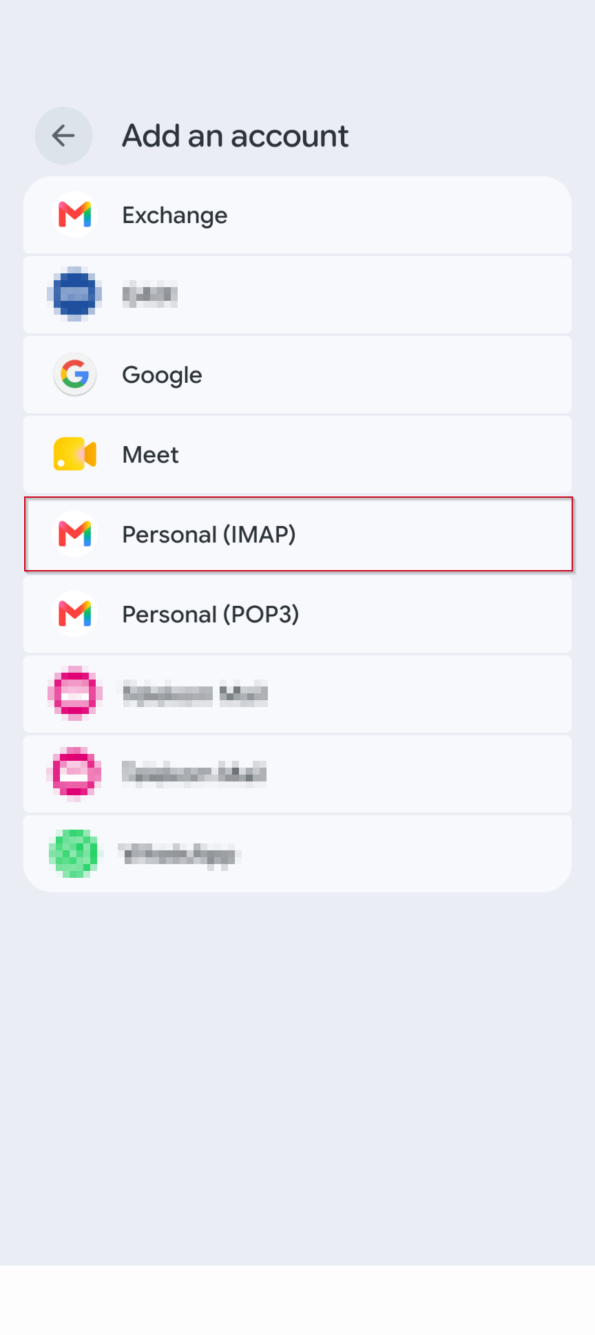 Personal (IMAP)