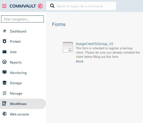 CV - Assign Client to Group