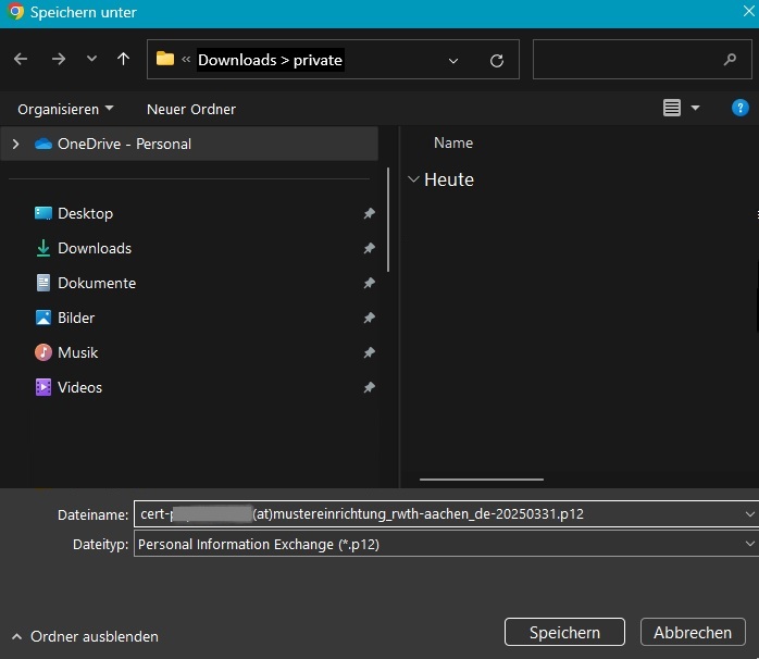 Bestätigung Bestätigung