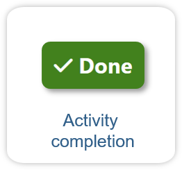Activity completion
