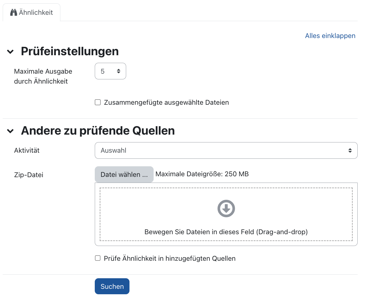 Überblick von Ähnlichkeit