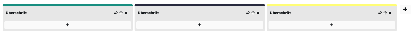 Allgemeine Struktur der leeren Board Screenshot: Allgemeine Struktur der leeren Board