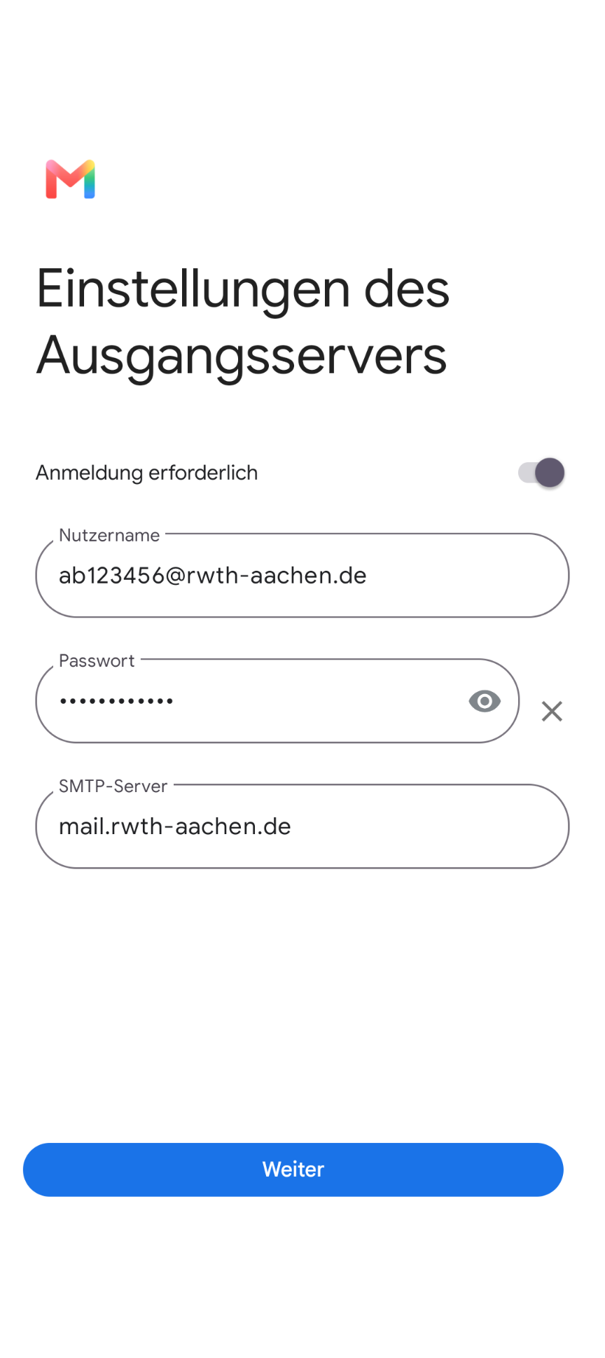 Ausgangsserver