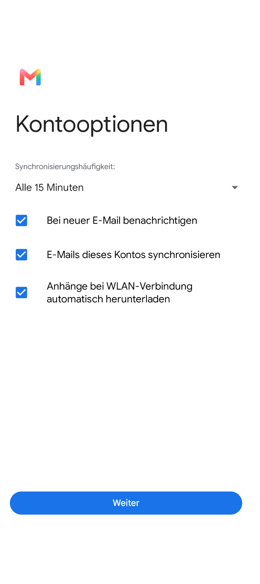 Kontooptionen