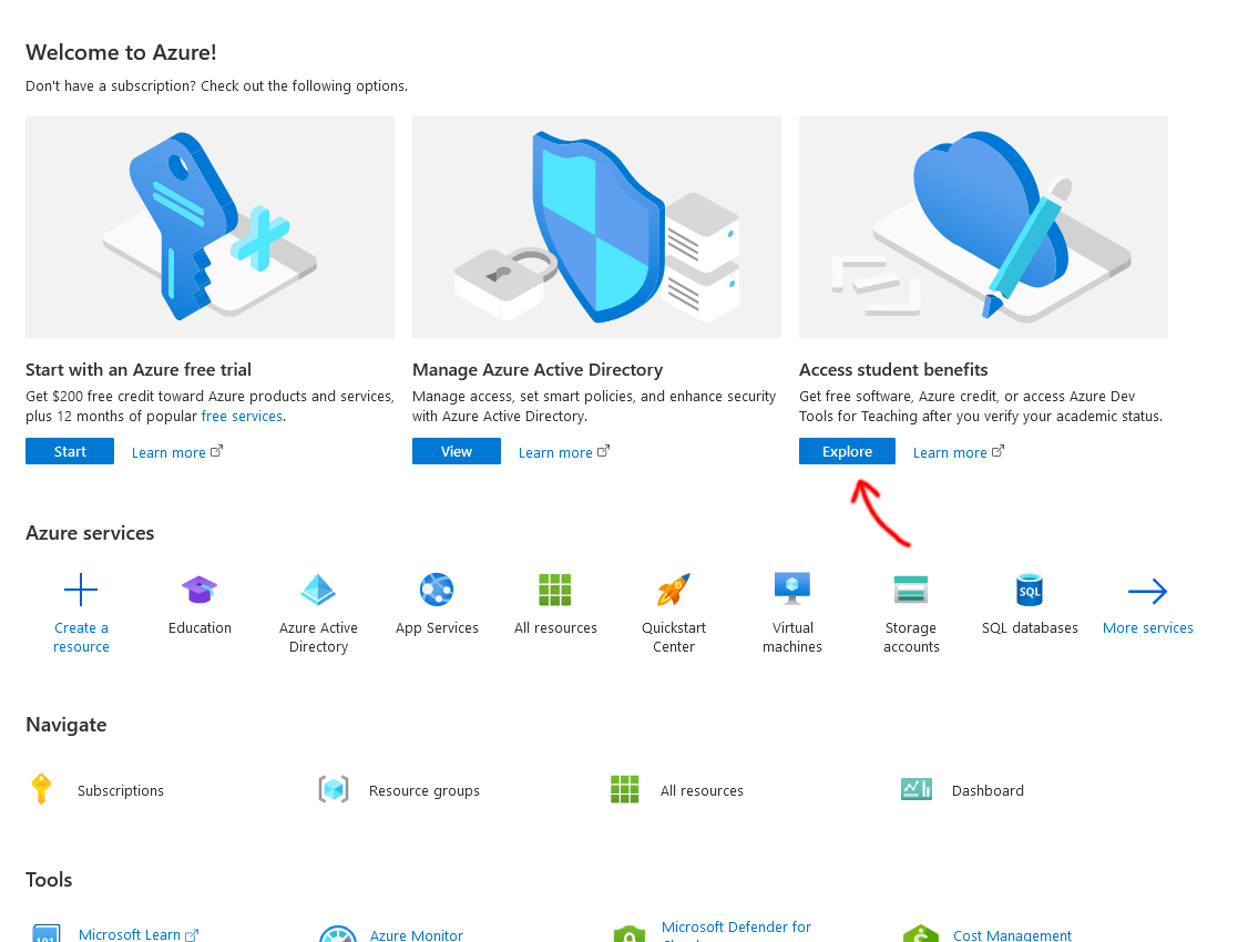 Image of the home screen, "Explore" ist being selected Image of the home screen, "Explore" ist being selected