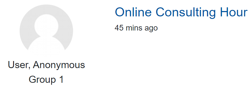 View of the post with group addressing Screenshot view of the post with group addressing