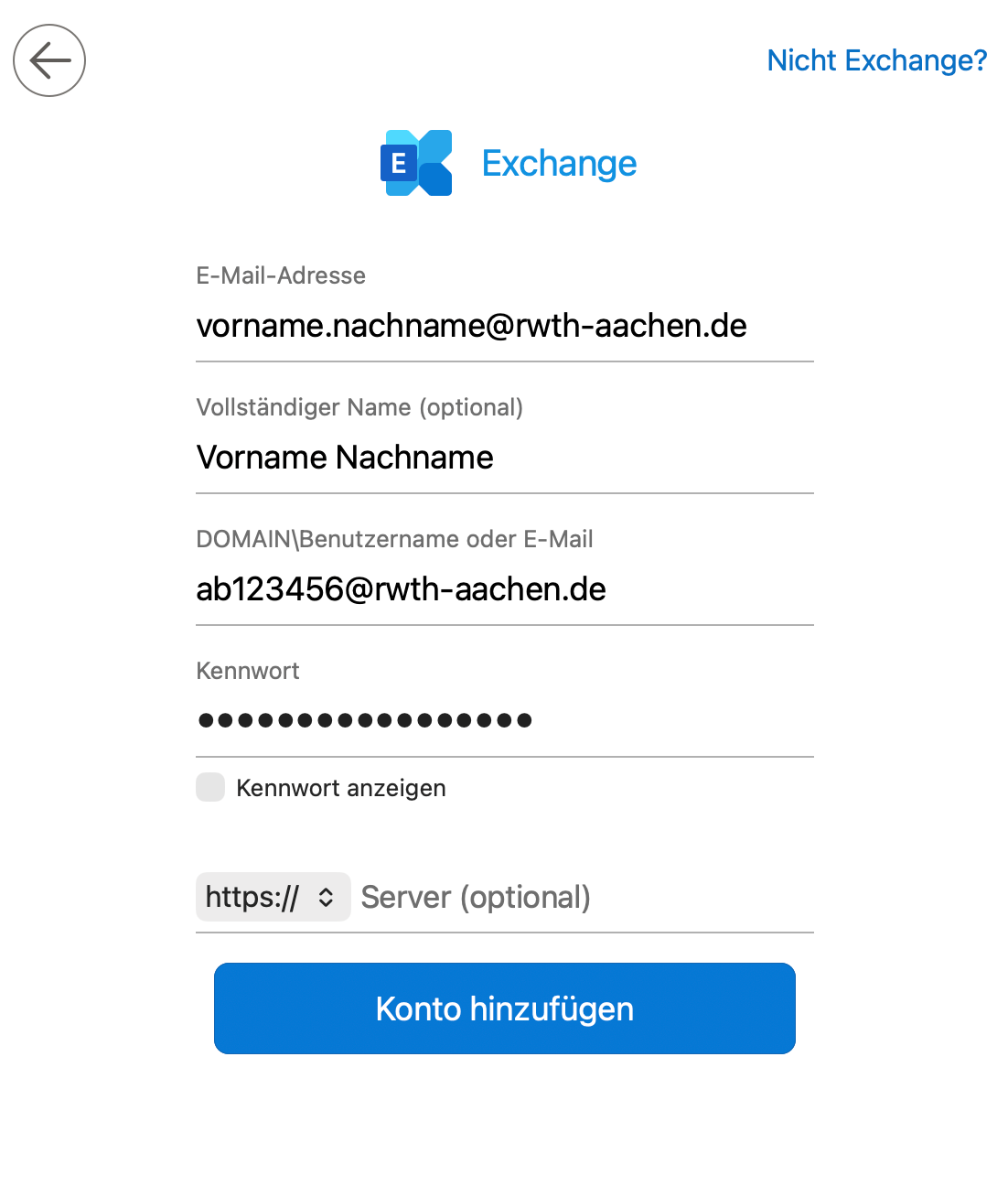 Einstellungen