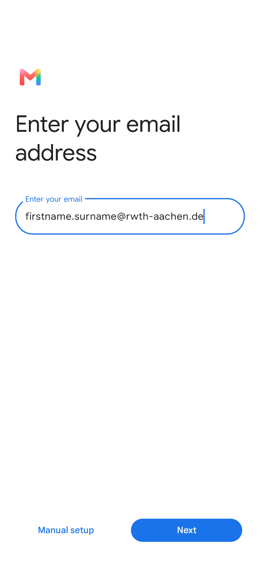 email address
