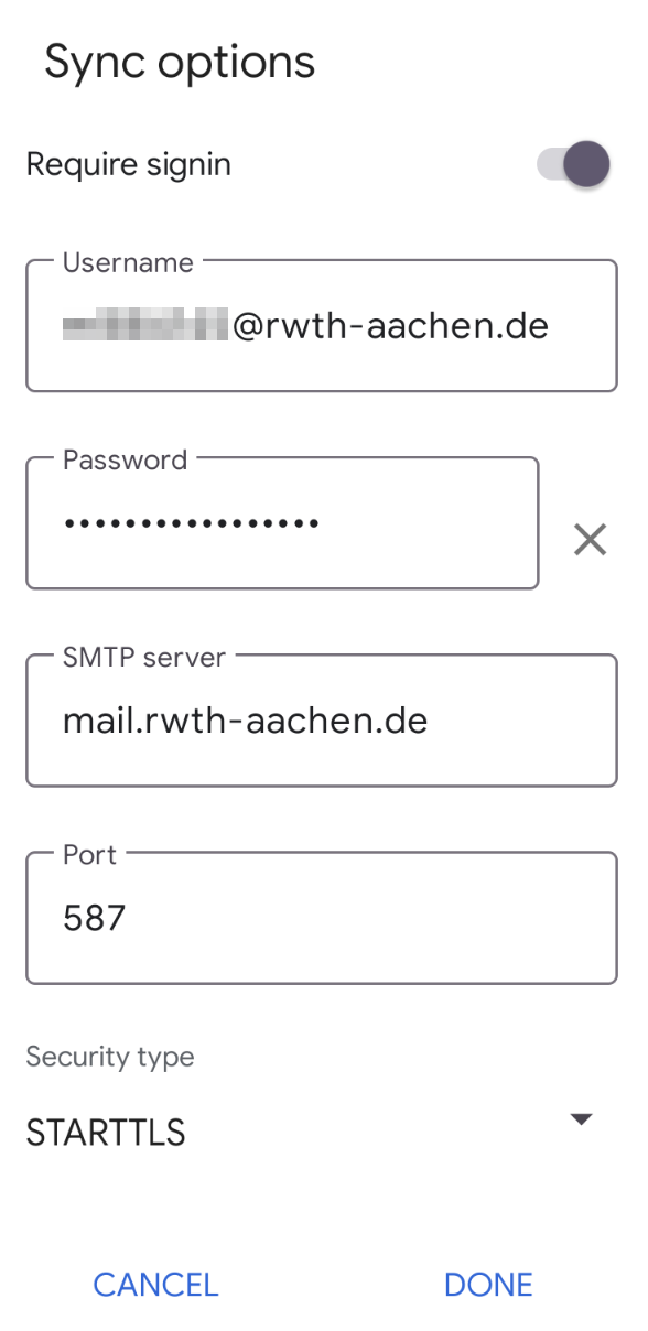 Outbox server