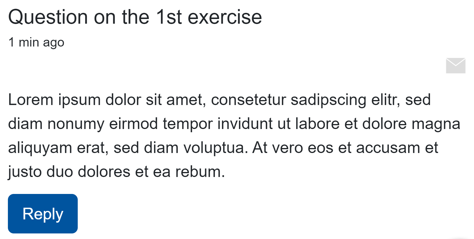 Post with option to reply Screenshot post with option to reply