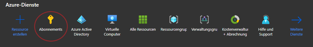 Übersicht Azure-Dienste Übersicht Azure-Dienste