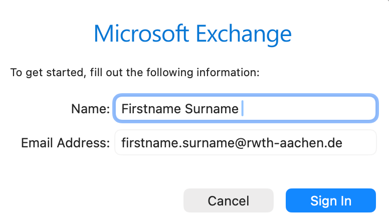 Enter name
