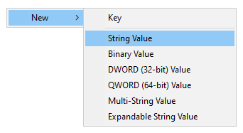 Cv-Workload new registerkey