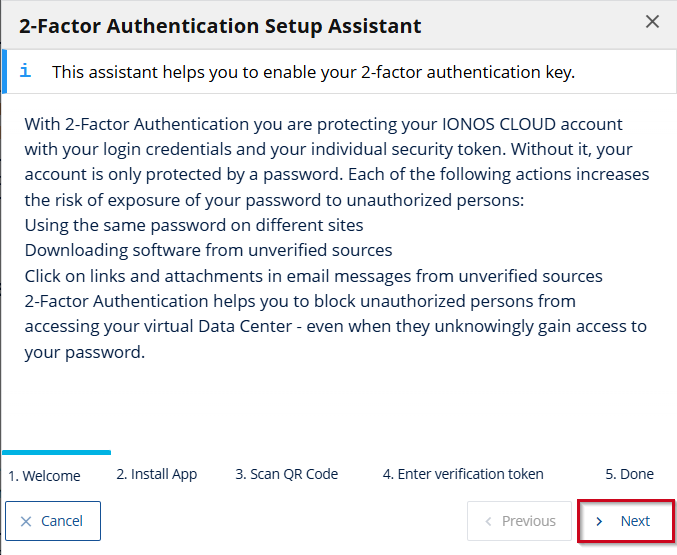 Setting Up Two-Factor Authentication