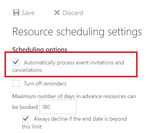 Automatische Annahme von Einladungen Automatische Annahme von Einladungen