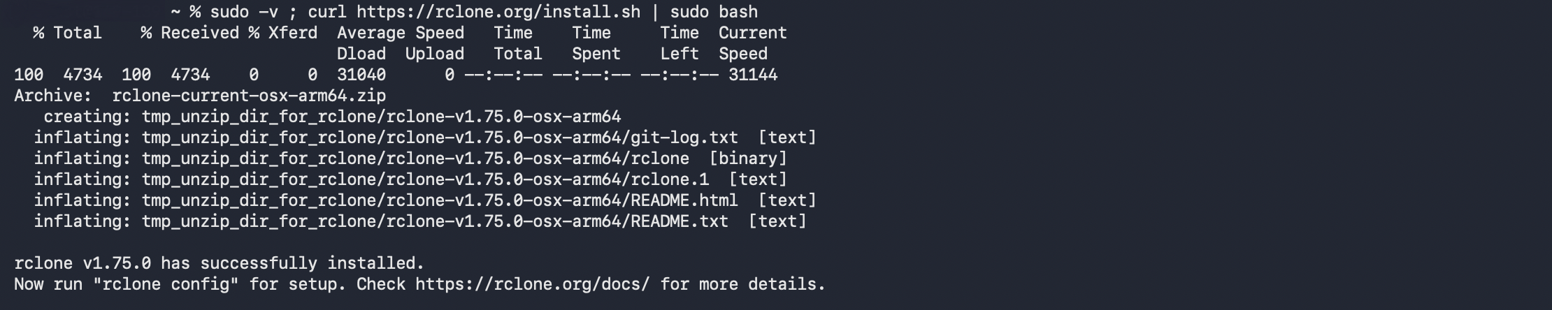 Installation for Linux and macOS