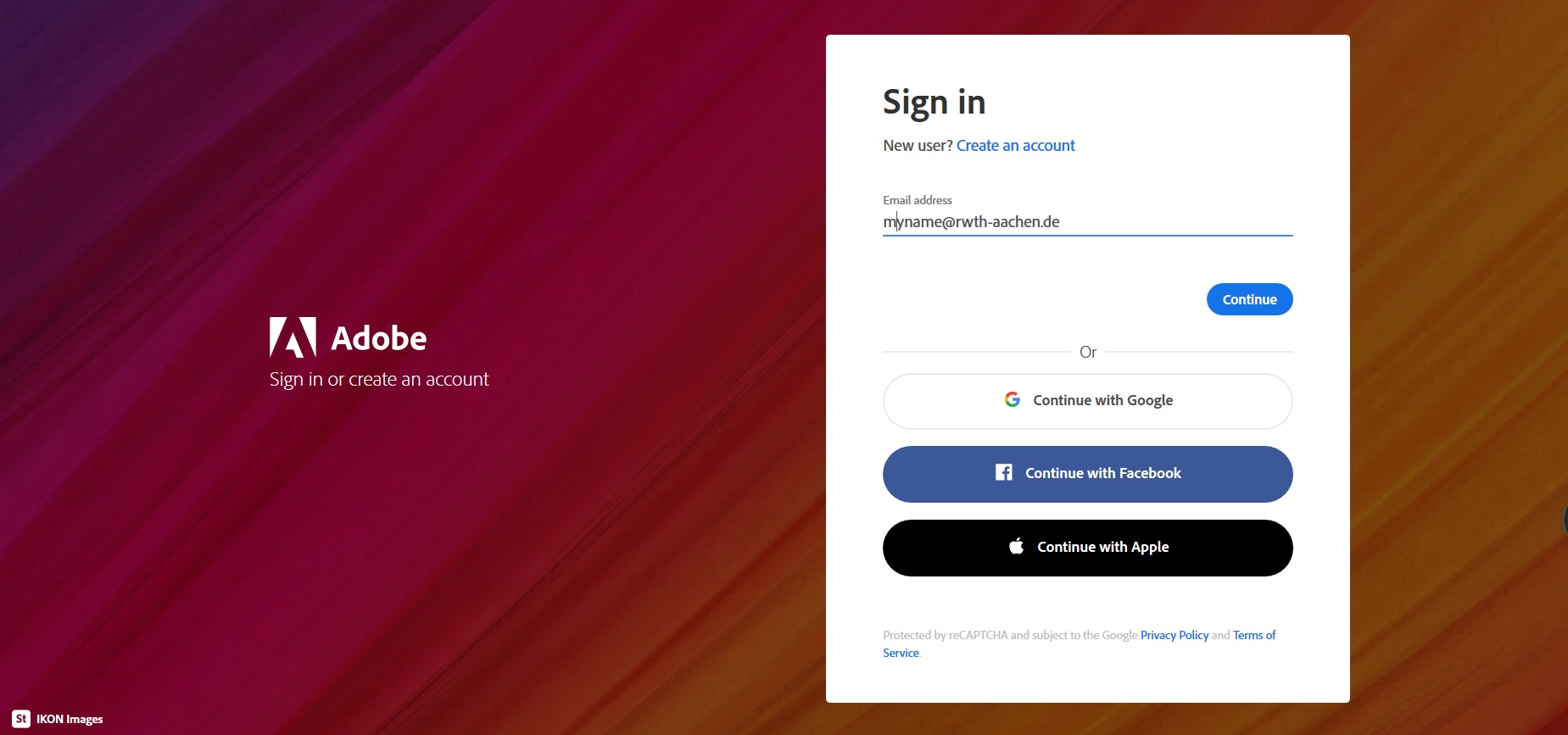 Software > Zugang und Nutzung > AdobeCC_SignIn1.png Adobe ETLA EN 1