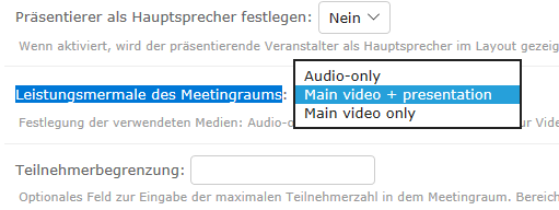 The picture shows the performance features of the meeting The picture shows the performance features of the meeting