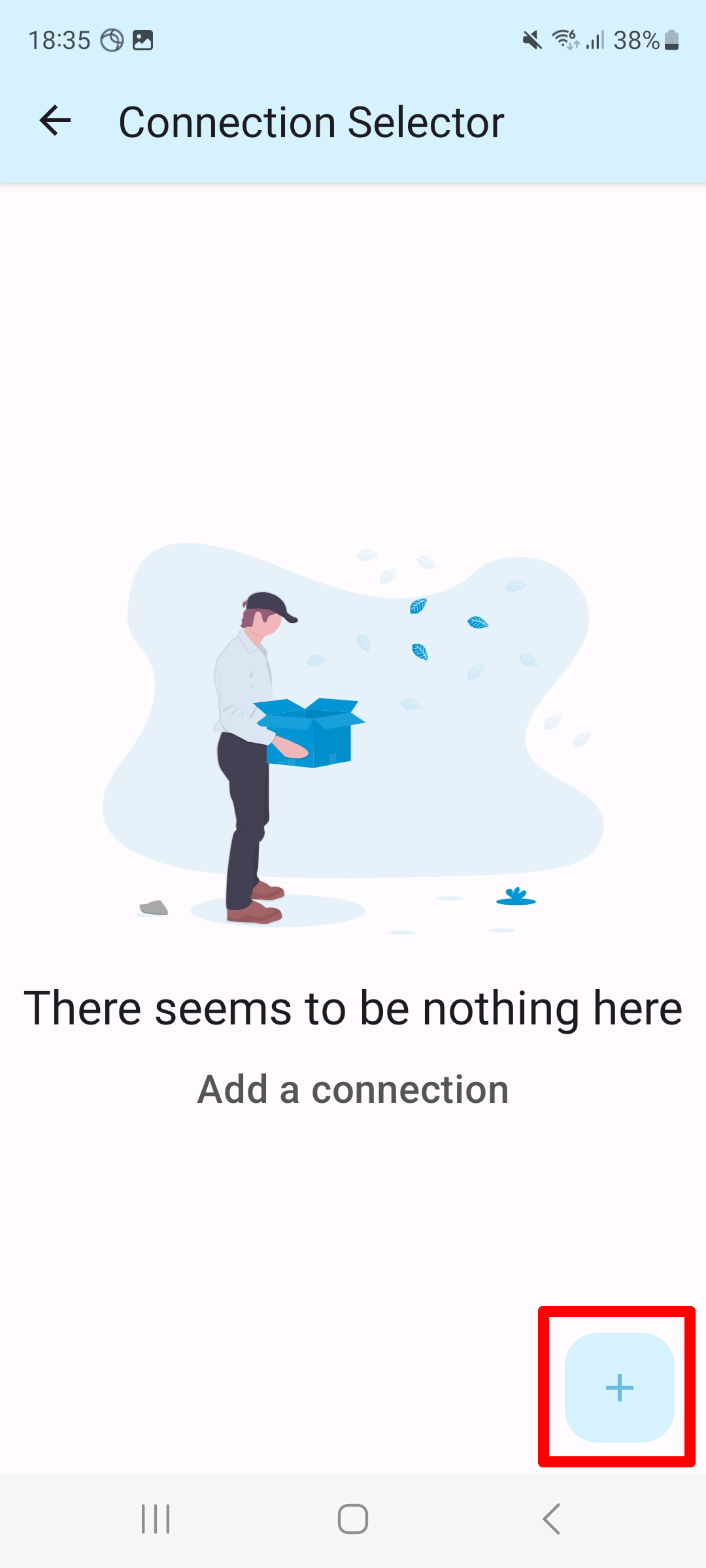 Set up a new connection