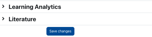 Save Chnges Button This part of the screen shows the bottom of the "Edit course settings" form. It offers the "Save changes" button.