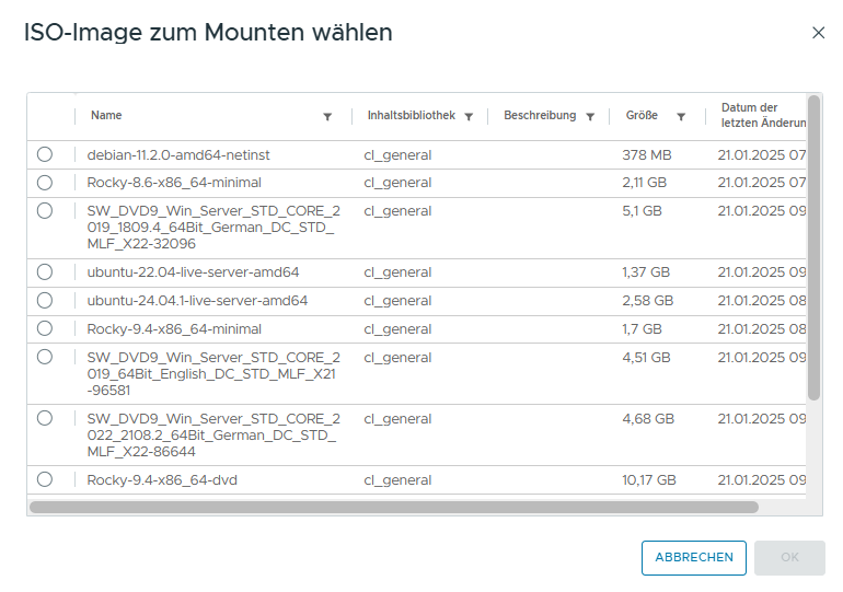 ISO-Image zum Mounten
