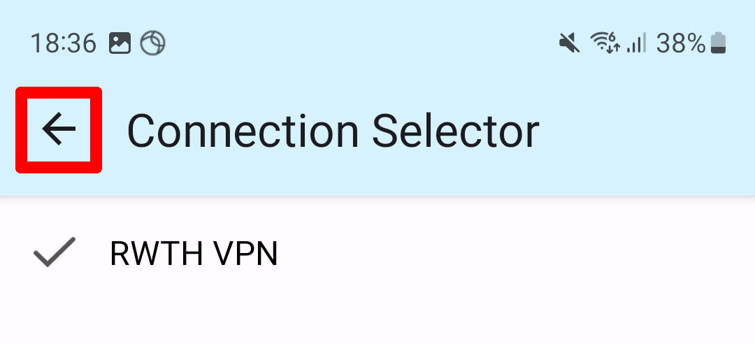 Return to the main menu
