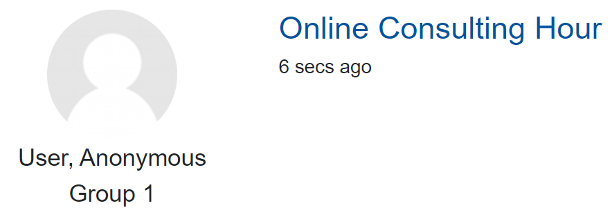 View of the post with group addressing Screenshot view of the post with group addressing