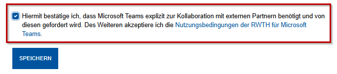 Microsoft Teams Checkbox