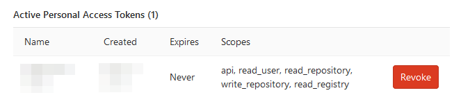 Personal Access Token 2