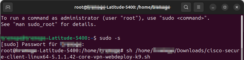 Client installieren Client installieren