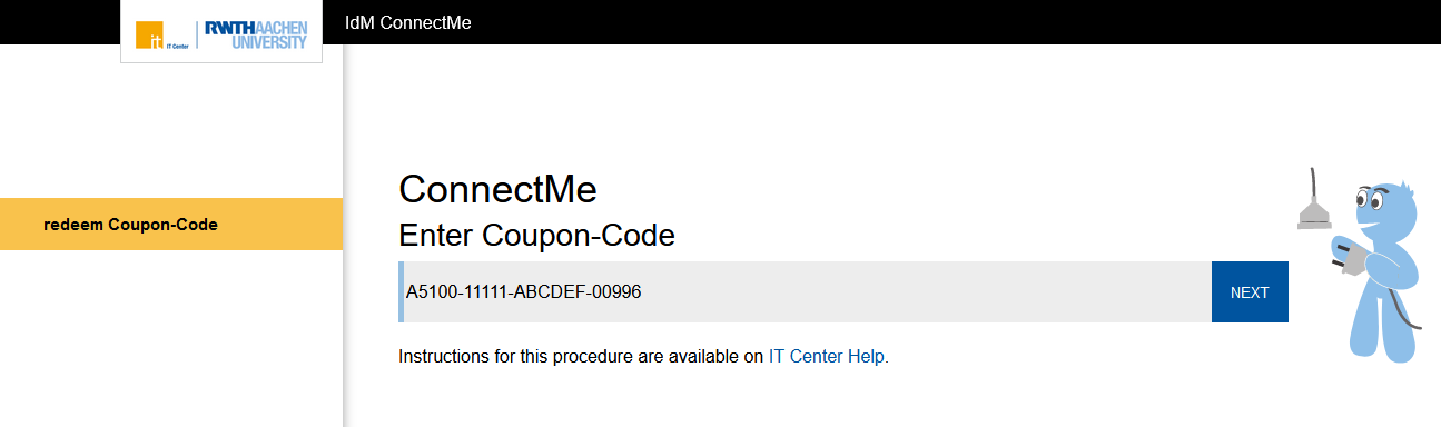 redeem code