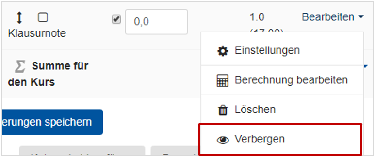Ergebnissen anzeigen Screenshot: Ergebnissen anzeigen