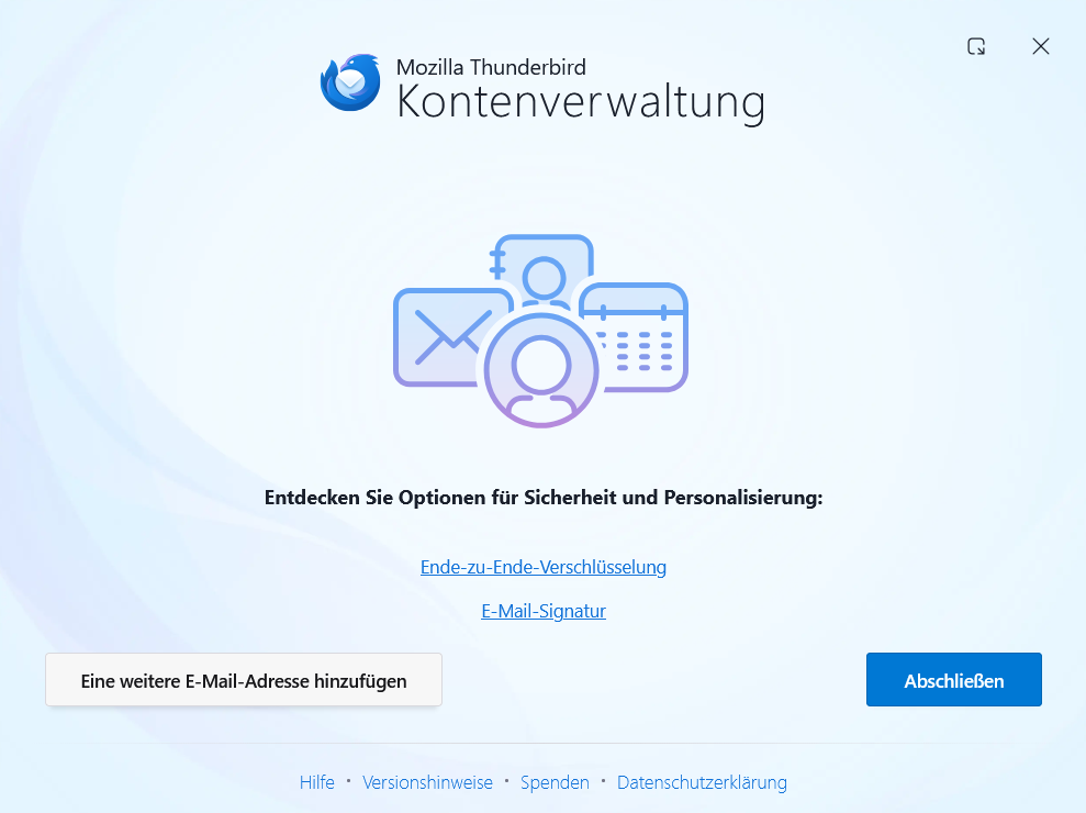 Abschlussfenster