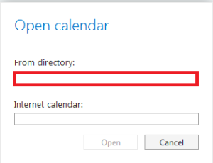 E-Mail > OWA Berechtigungen > 06.png Open a screenshot of the Calendar window, which graphically displays the selection of options from step 2.