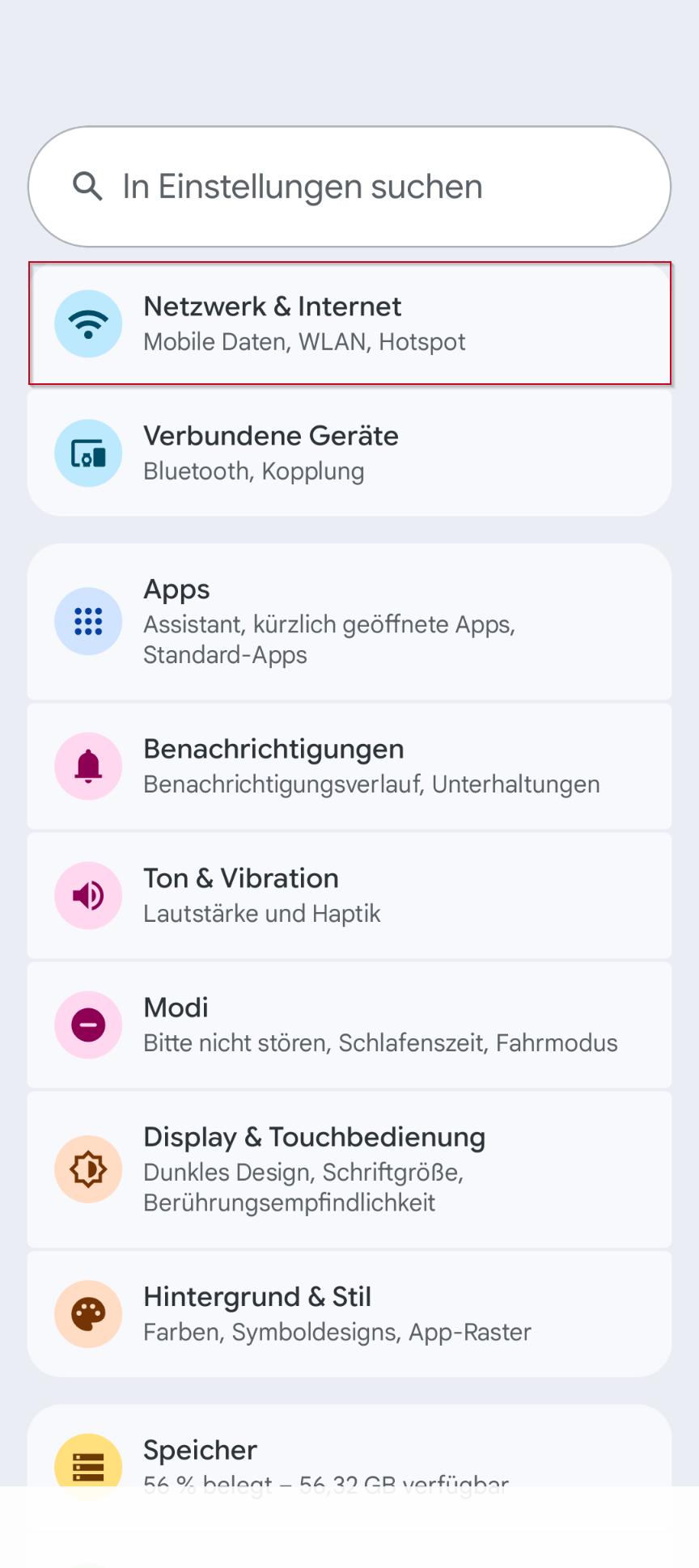 Netzwerk und Internet