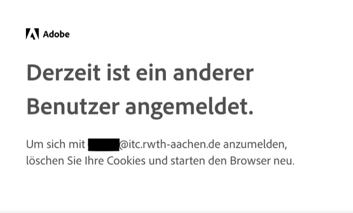 Error message Access denied Error message Access denied