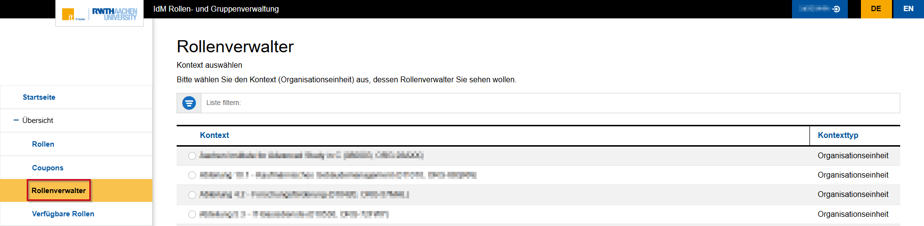 Rollenverwalter
