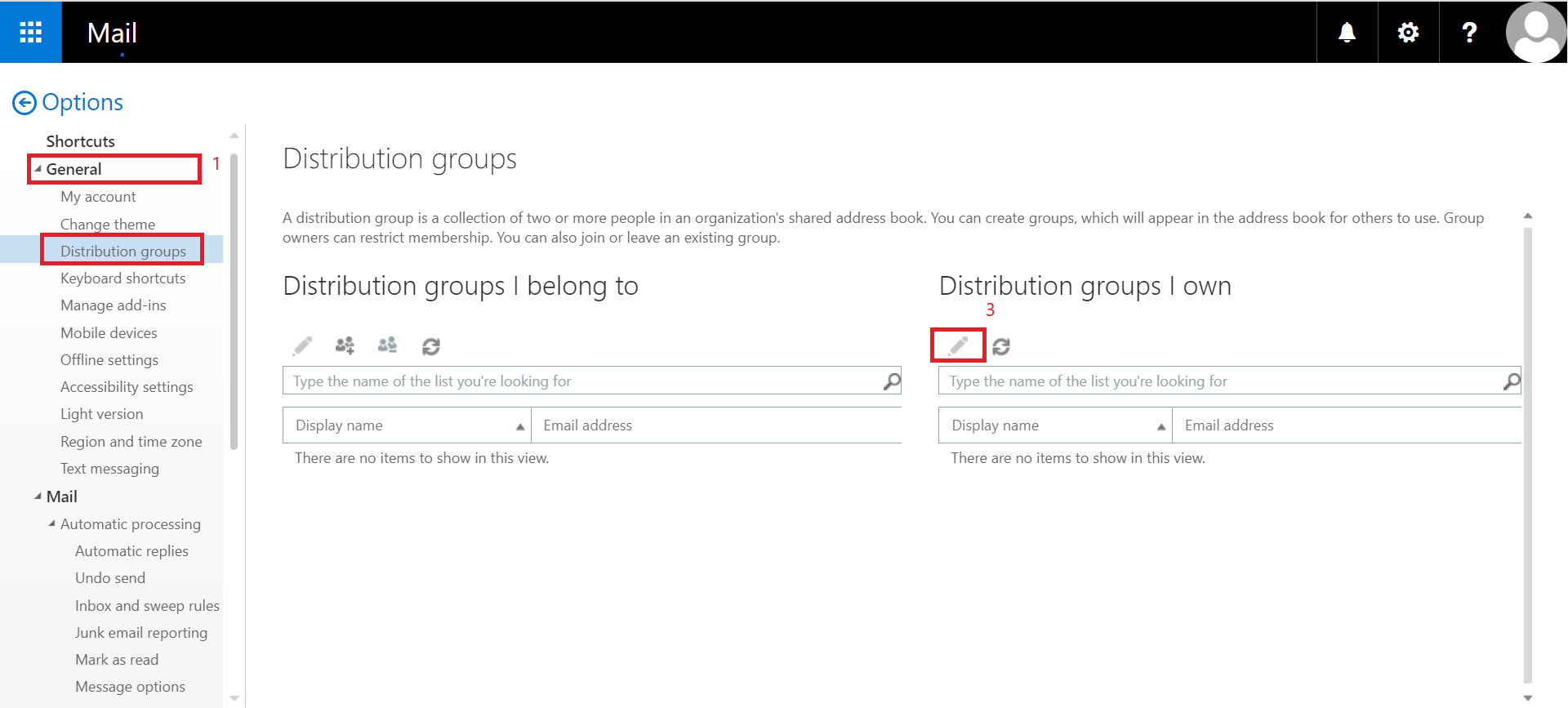 Managing Distribution Groups (RWTH-E-Mail) - IT Center Help