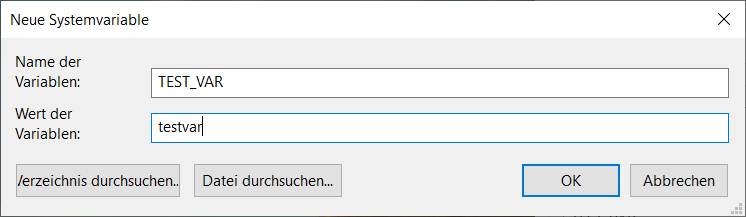 Systeem Variabele How to setup enviromental variables (Windows)? (Software for the RWTH ...