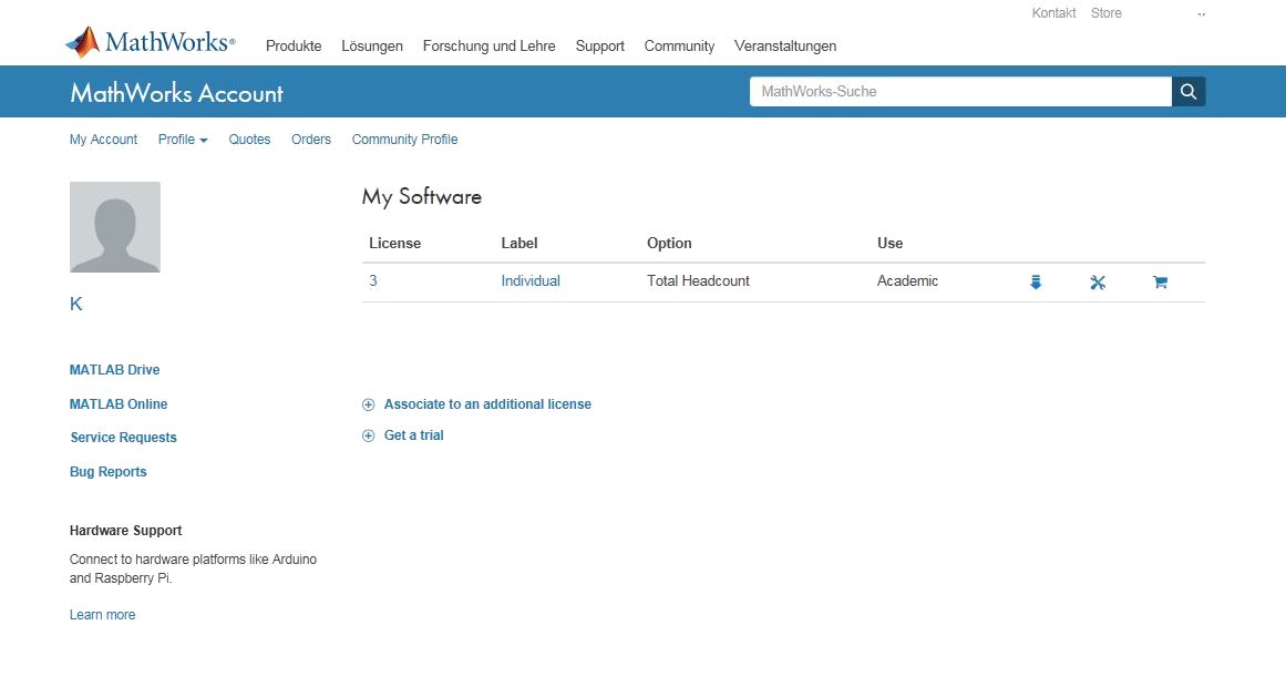 Mathworks License MATLAB Single User License - manually creating a license file from the ...