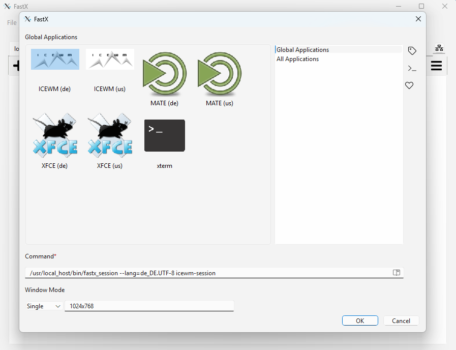 Login via FastX (RWTH High Performance Computing (Linux)) - IT Center Help